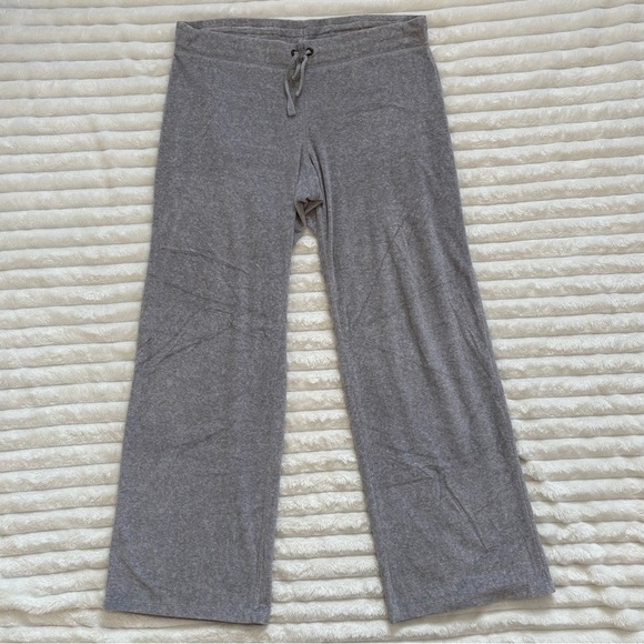 Gap Body Fleece Wide Leg Sweatpants Heather Gray Womens Medium - Picture 1 of 6